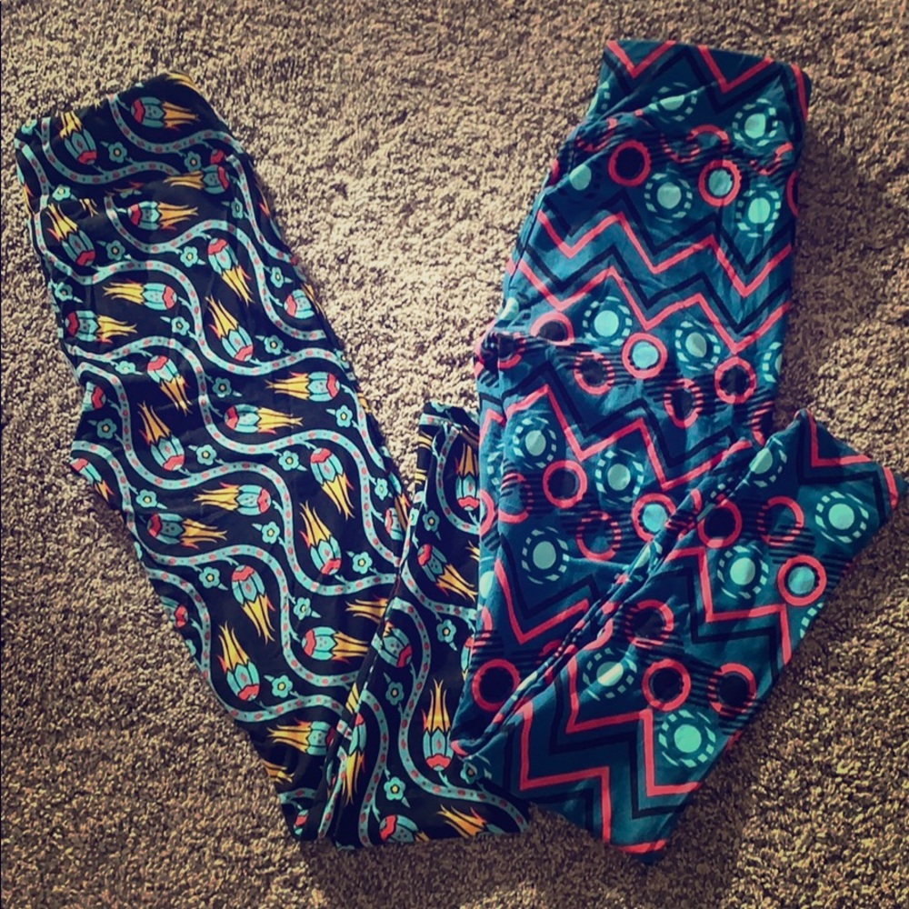 LulaRoe leggings - lot of 2 pairs!